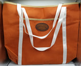 Orange Sunbrella Canvas Tote Bag