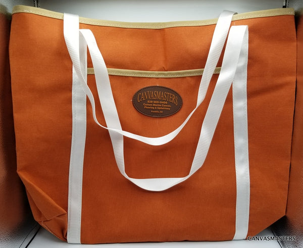 Orange Sunbrella Canvas Tote Bag – Shop Canvasmasters
