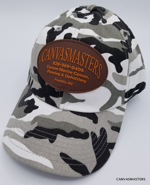 Black and White Camouflage Hat