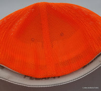 Flex Fit Trucker Hat Gray/Hunter Orange